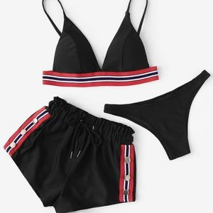 New 3 Piece Shein Bathing Suit Set *Runs Small*